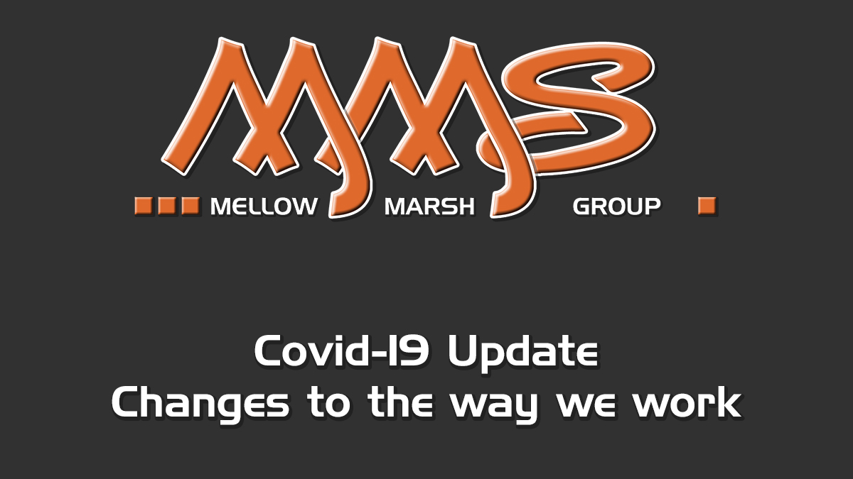 Covid-19 Update - Changes to the way we work